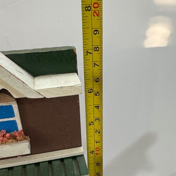 Vintage handmade Charming Wooden Post Office and Cafe Model - Picture 10 of 11